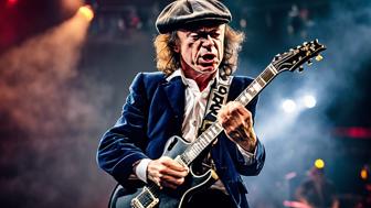 Angus Young Vermögen: Einblick in den Reichtum des AC/DC-Gitarristen