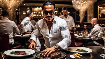 Nusret Vermögen: Die beeindruckende Finanzgeschichte von Salt Bae und seinem Aufstieg zu Ruhm und Reichtum